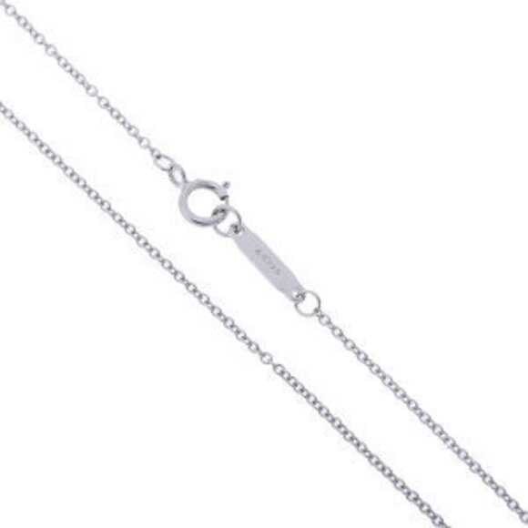 Tiffany Smile Necklace white gold diamonds - Picture 5 of 9
